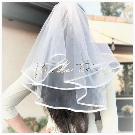 Hen Party Veil Gold Bride To Be Veil Etsy