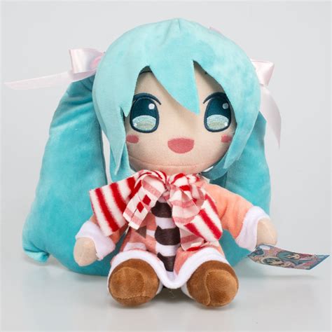 Redcherry Hatsune Miku Plush Pillow Toy Anime Cartoon Soft Stuffed Plush Doll Fans T