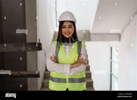 Woman Smile With Multi Ethnic Engineer Brainstorming And Measuring For