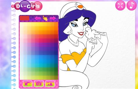 Amazing Princess Coloring Book Game Play Amazing Princess Coloring