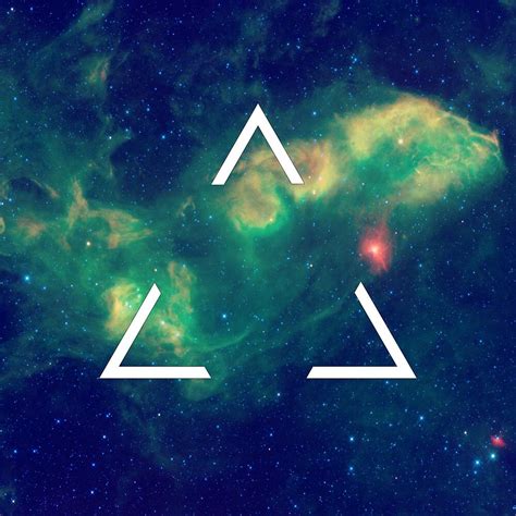 Hipster Triangle In Space By Hipsterapparel Redbubble