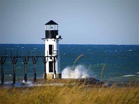 Silver Beach Lighthouse Lake Michigan Lake Michigan Lighthouses