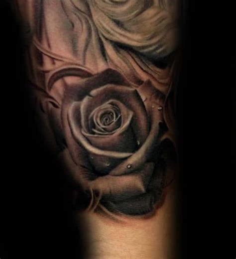 While some tattoo designs are whimsical, a realistic rose tattoo is an amazing way to blend your love of art with a love of nature. 90 Realistic Rose Tattoo Designs For Men - Floral Ink Ideas