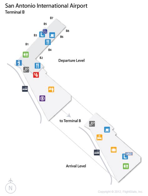 San Antonio Airport Terminal Map Maps Model Online