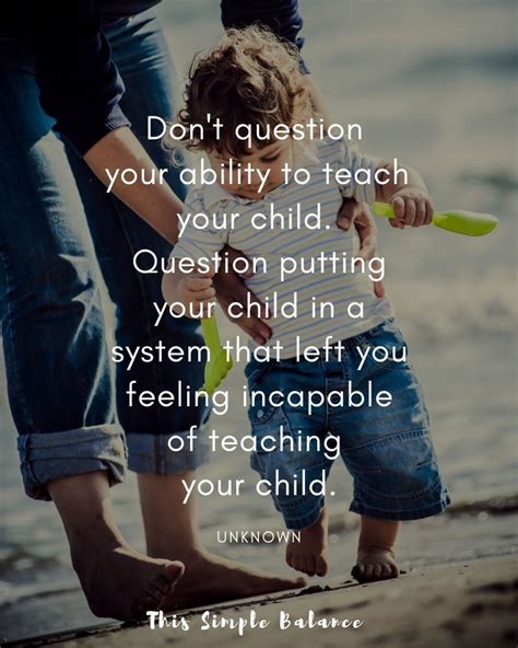 21 Unique Homeschool Quotes For Daily Inspiration This Simple Balance