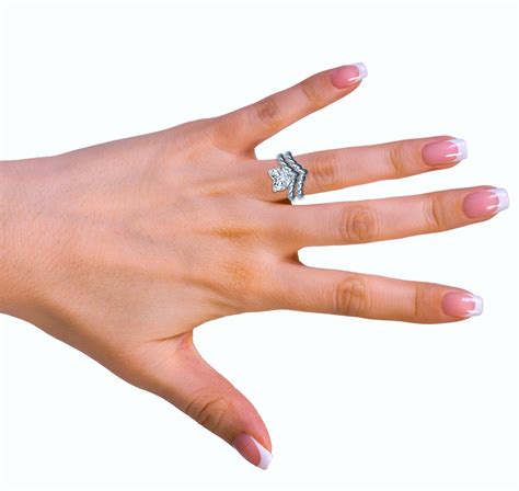 Engagement Ring Heart Diamond Nautical Rope