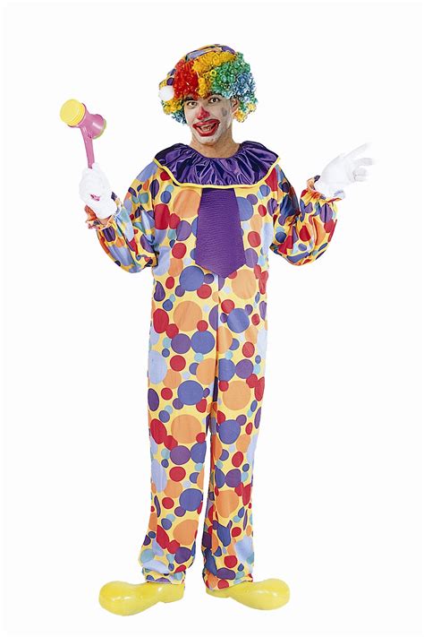 Deluxe Adult Polka Dots Clown Costume Anything Costumes