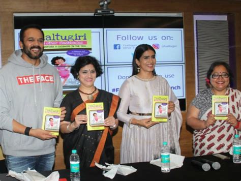 Rohit Shetty Launches Author Janhavi Samants Debut Novel Faaltugiri