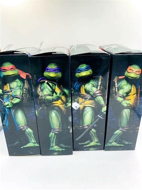 Tmnt Teenage Mutant Ninja Turtles 90s Figuras Neca Gamestop 4899
