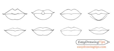 How To Draw Different Types Of Lips Easydrawingtips