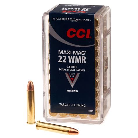 Cci 22 Wmr Maxi Mag 40 Grain Rimfire Ammunition 50 Rounds Academy