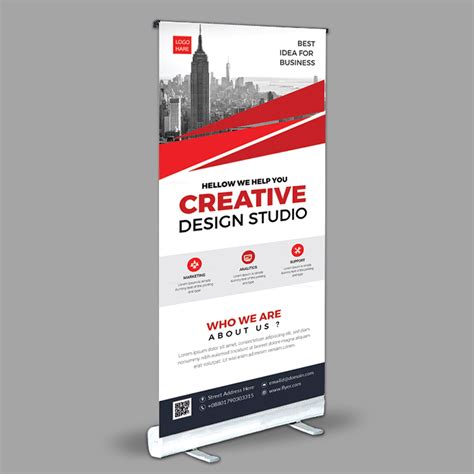 Creative Roll Up Banner Design Template Graphic Prime Graphic
