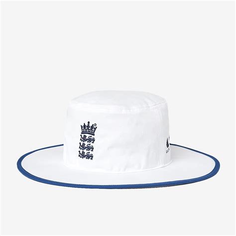 Castore Ecb England Test Sun Hat White Cricket Replica Prodirect