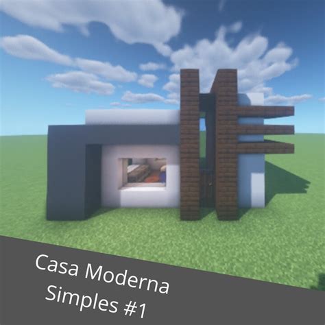 Casa Moderna Simples Modern House Simple Minecraft Map