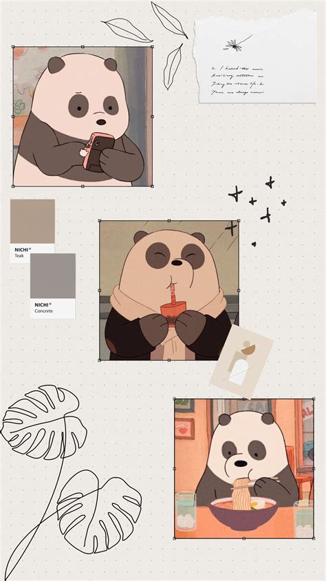 Aesthetic Panda Wallpapers Wallpaper Cave