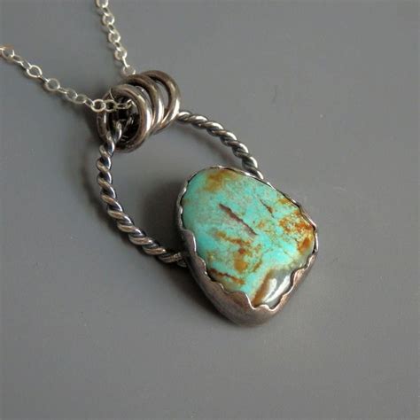 Turquoise Necklace Mine Turquoise Turquoise Pendant December