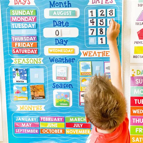 Morning Circle Time Board Template Preschool Daily Calendar Etsy España