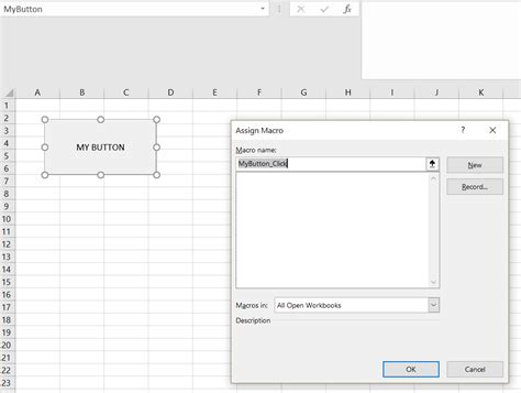 Excel How To Call A Macro From A Button And Pass Arguments