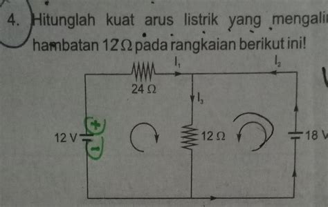 Contoh Soal Kuat Arus Listrik Pada Rangkaian Seri Mobile Legends