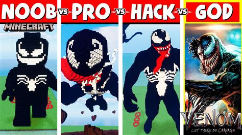 Minecraft Noob Vs Pro Vs Hacker Vs God Venom Let There Be Carnage