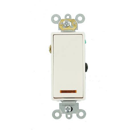 House wiring diagram 3 way switch best wiring diagram for 3 way. Leviton 20 Amp Decora Plus Commercial Grade 3-Way Lighted Rocker Switch with Pilot Light, White ...