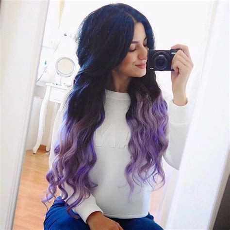New Hair Purple Dip Dye Hermina♥ Bloglovin