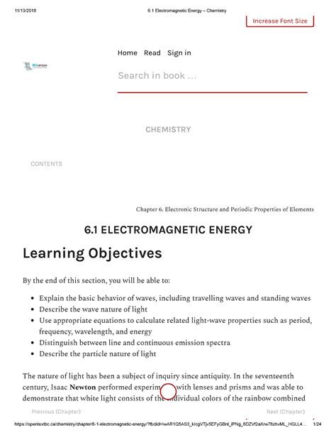 61 Electromagnetic Energy Chemistry 11132018 6 Electromagnetic