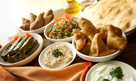 Lebanese Meze And Grill Platter Tarboush Groupon