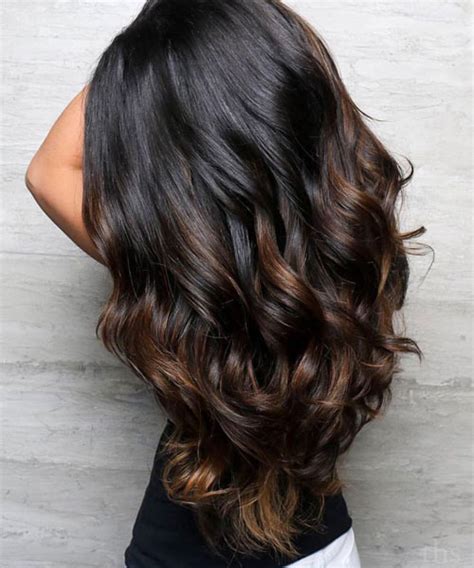 Dark Brown Hair Color With Balayage Oconnell Whimes