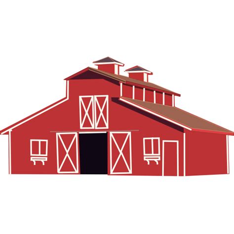 Farm House Vector Clip Art Free Svg