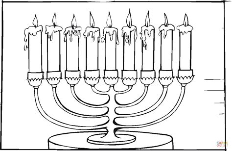 Hanukkah Menorah Drawing At Getdrawings Free Download