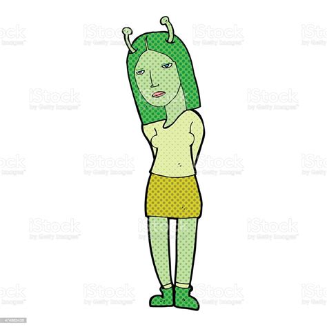 Cartoon Alien Woman Stock Illustration Download Image Now 2015