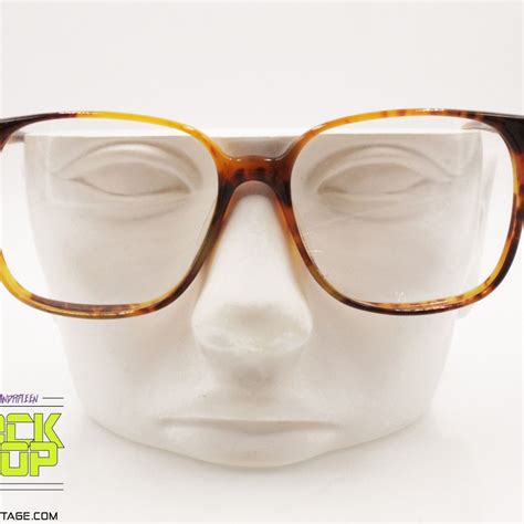 gambini mod 30 vintage oversize squared eyeglass frame new old stock 80s eyeglasses frames