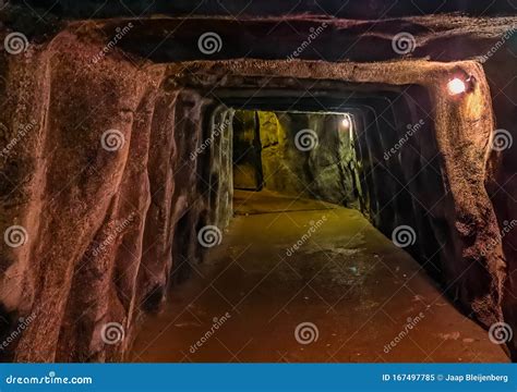 Old Mine Shaft Tunnel Nostalgic Scenery Historical Underground