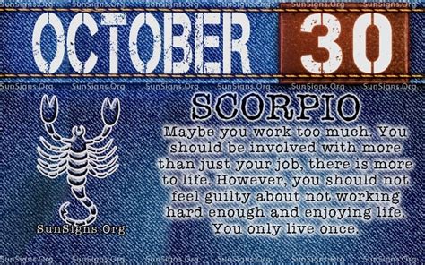 The zodiac is divided into 12 signs. October 30 Zodiac Horoscope Birthday Personality ...