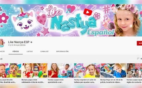 Like Nastya La Niña De 7 Años Que Se Cuela En Lista De Youtubers Más
