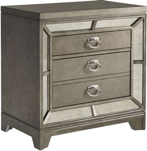 Maybe you would like to learn more about one of these? Lenox Platinum Painted Nightstand from Avalon Furniture ...