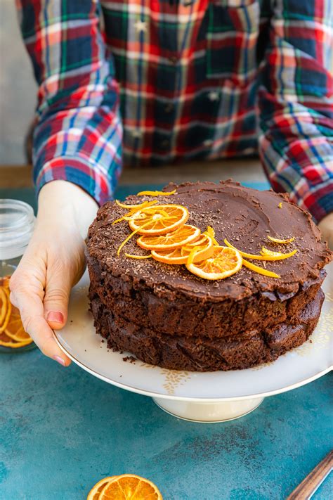 Chocolate Orange Birthday Cake Vlrengbr