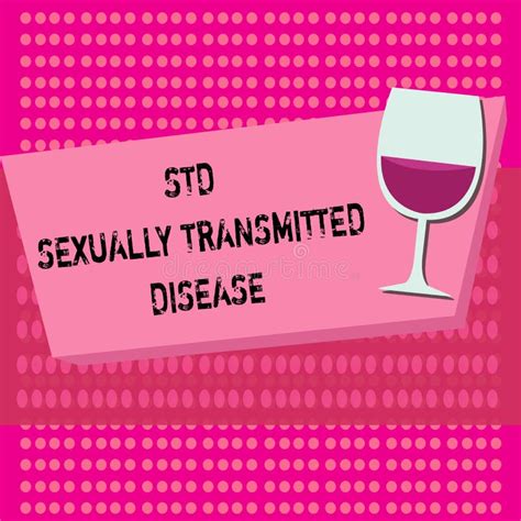 Text Sign Showing Std Sexually Transmitted Disease Conceptual Photo Infection Spread By Sexual
