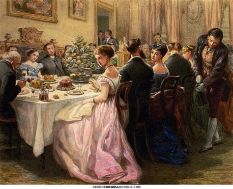 Victorian Dinner Party As Painted By Sir Henry Cole 1808 1882 Henry