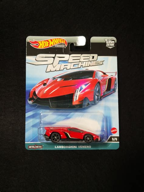 Hot Wheels Lamborghini Veneno Minor Crease Speed Machines Car Culture