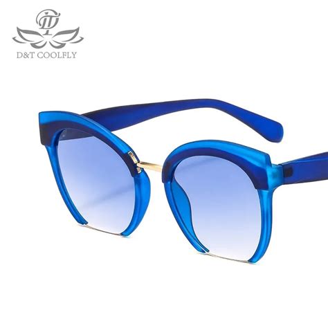 2020 new fashion cat eye sunglasses women luxury vintage colorful frame brand designer flat lens