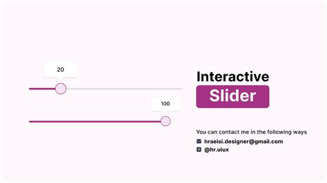 Interactive Slider Component Figma Community