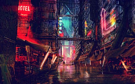 2880x1800 Science Fiction Cyberpunk Futuristic City