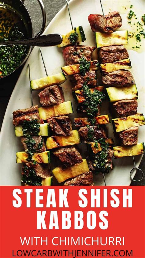 Combine the greek yogurt, garlic, lemon juice, cumin, olive oil, salt, and both peppers in a large bowl. These Beef Shish Kabobs are delicious grilled steak skewered with zucchini (or any veggie) and ...