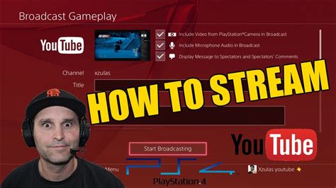 With the ps4's share button, you'll be able to easily go from playing a game to streaming your gameplay to your viewers. PS4 to YOUTUBE - How To Broadcast Gameplay - Camera and ...