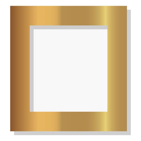 Moldura Dourada Sólida Brilhante Baixar Pngsvg Transparente