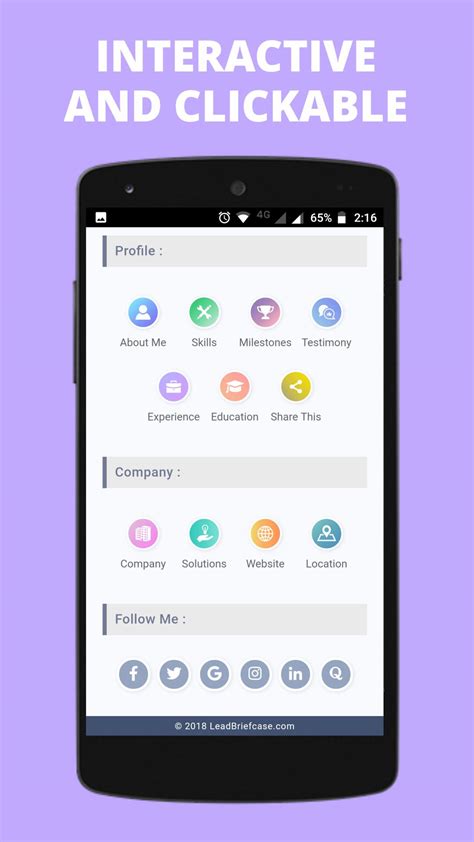 It's super easy to use and only takes a few minutes. Digital Business Card Maker App by Make My vCard for Android - APK Download