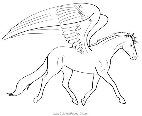 Pegasus Pony Coloring Pages