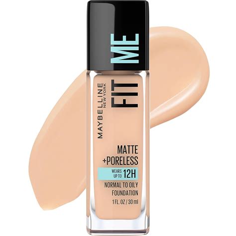 Buy Maybelline New York Fit Me Matte Poreless Liquid Foundation Nude Beige Ml Online At